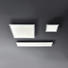 LED STROPNÍ SVÍTIDLO - bílá, Design, kov (62/62cm) - Novel