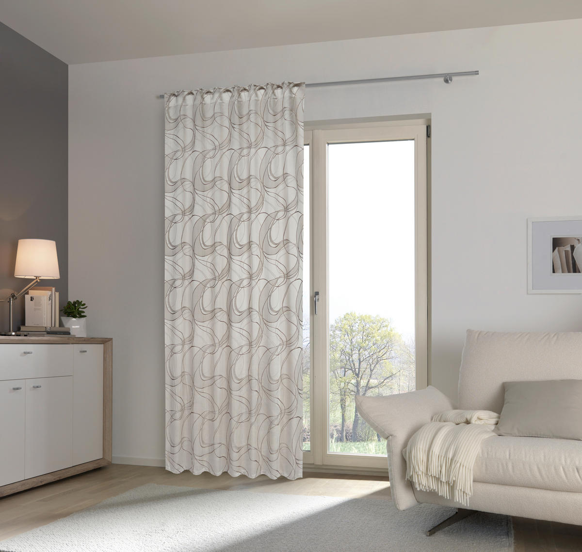 DRAPERIE CONFECțIONATĂ opac  - maro, Konventionell, plastic (140/245cm) - Esposa