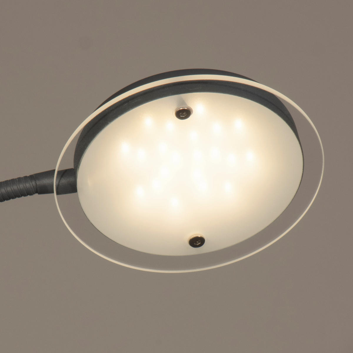 LED-STEHLEUCHTE Sorento 36/47/180 cm Modern  - Sandfarben/Grau, Design, Metall (36/47/180cm) - Fischer & Honsel