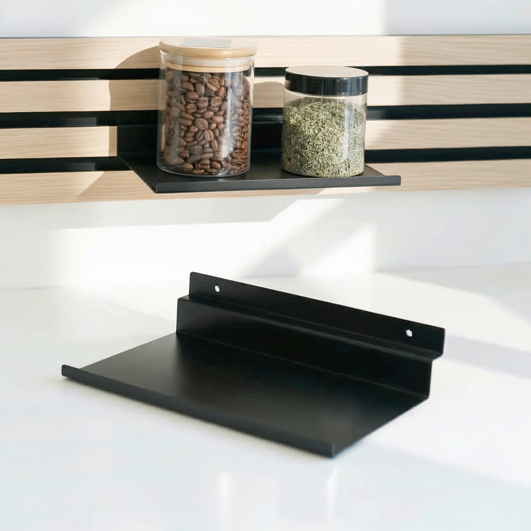 AKUSTIKPANEEL  - Schwarz, Basics, Metall (20/13,5/1,6cm)