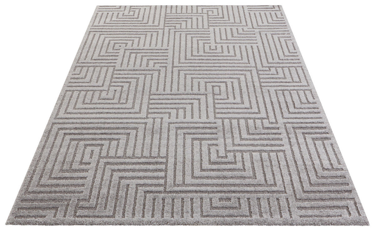 HOCHFLORTEPPICH 80/150 cm New York Grau  - Grau, Basics, Kunststoff/Textil (80/150cm)