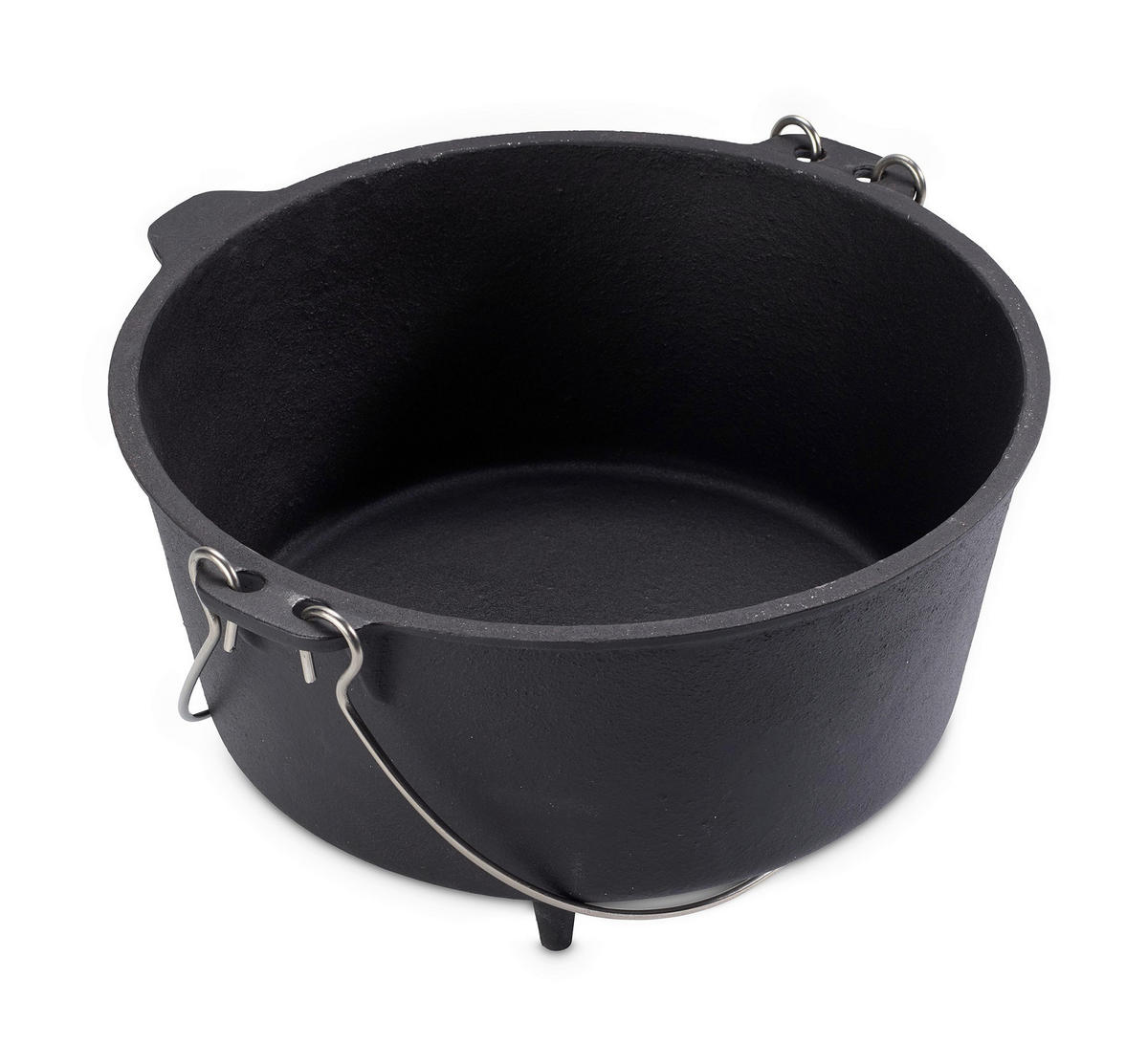 DUTCH-OVEN-SET  Schwarz  - Schwarz, Basics, Metall (31,5/31,5/21cm) - Echtwerk