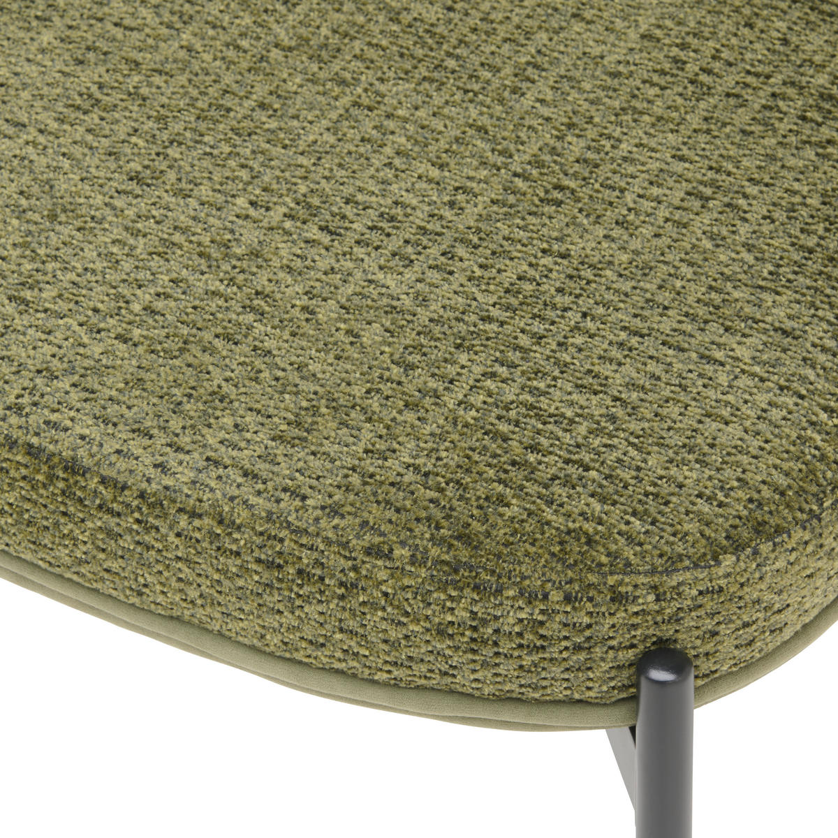 ARMLEHNSTUHL  in Eisen Samt  - Schwarz/Grün, MODERN, Textil/Metall (56/76,5/57,5cm) - MID.YOU