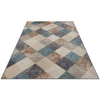 FLACHWEBETEPPICH 120/170 cm Terrain Creme, Multicolor  - Multicolor/Creme, Design, Kunststoff/Textil (120/170cm)