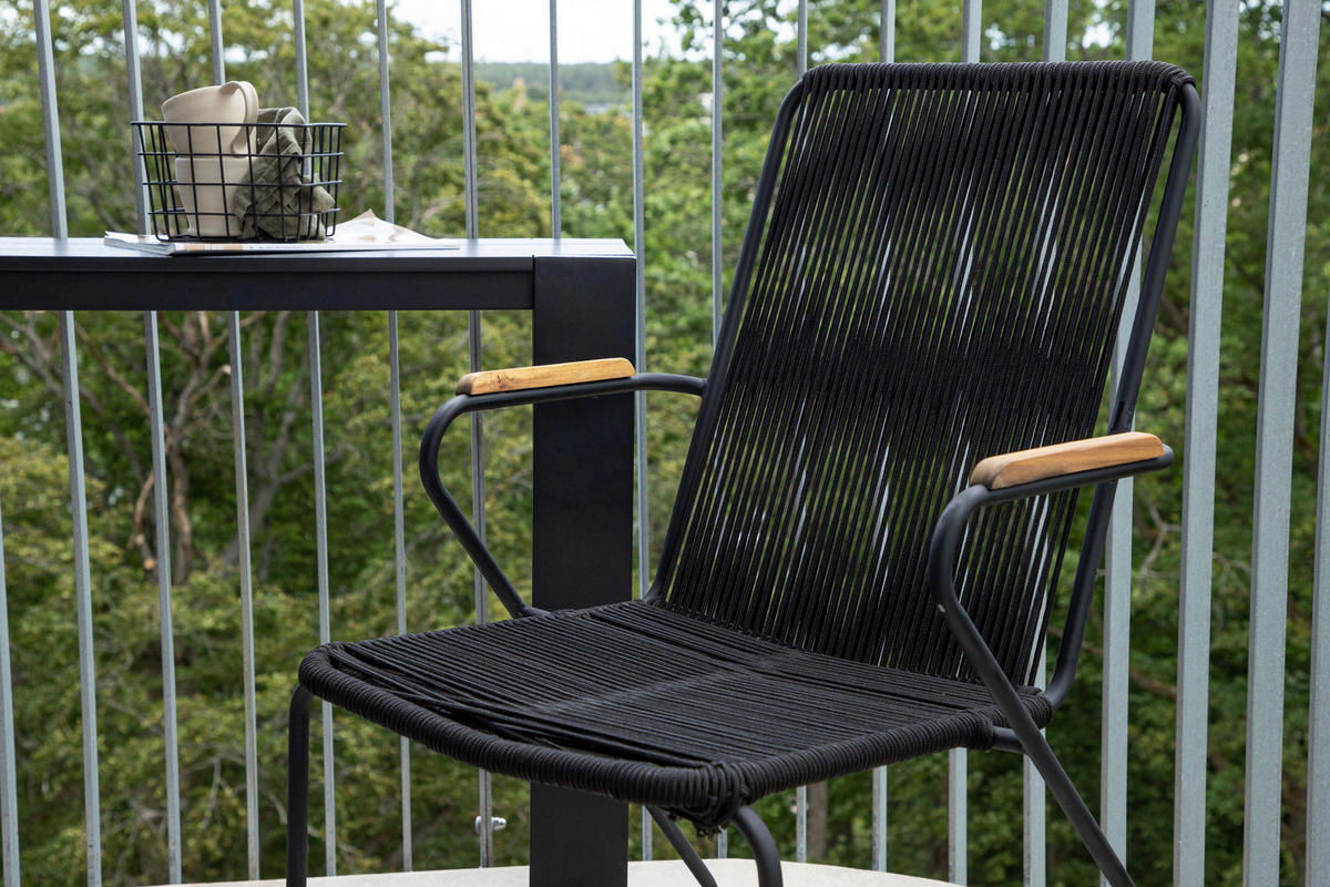 TRÄDGÅRDSSTOL i metall svart  - svart, Klassisk, metall (55/82/51cm) - Gardenson