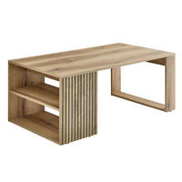 KONFERENČNÝ STOLÍK, čierna, farba duba, kompozitné drevo,  - čierna/farba duba, Design, kompozitné drevo (108/43/60cm) - MID.YOU