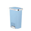 ABFALLEIMER Seattle 45 L  - Blau/Anthrazit, Basics, Kunststoff (40,9/29,7/65,2cm) - Fackelmann