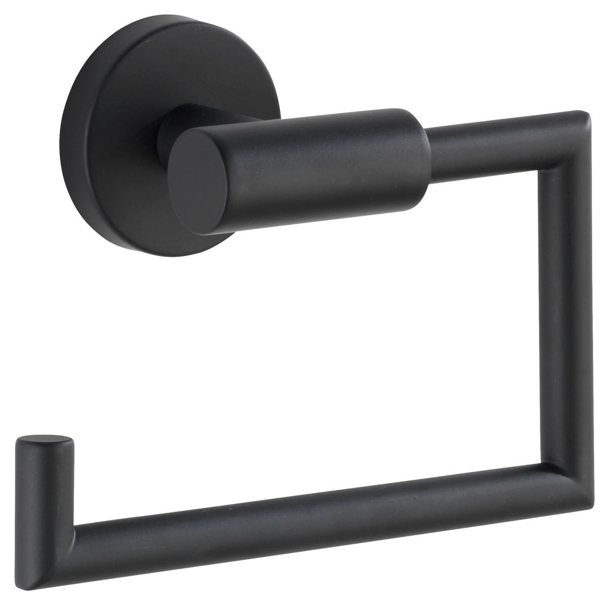 TOILETTENPAPIERHALTER - Schwarz, Basics, Metall (15/10,5/6,5cm) - Wenko
