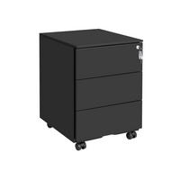 ROLLCONTAINER 39/55/45 cm  - Schwarz, Basics, Metall (39/55/45cm) - Boxxx