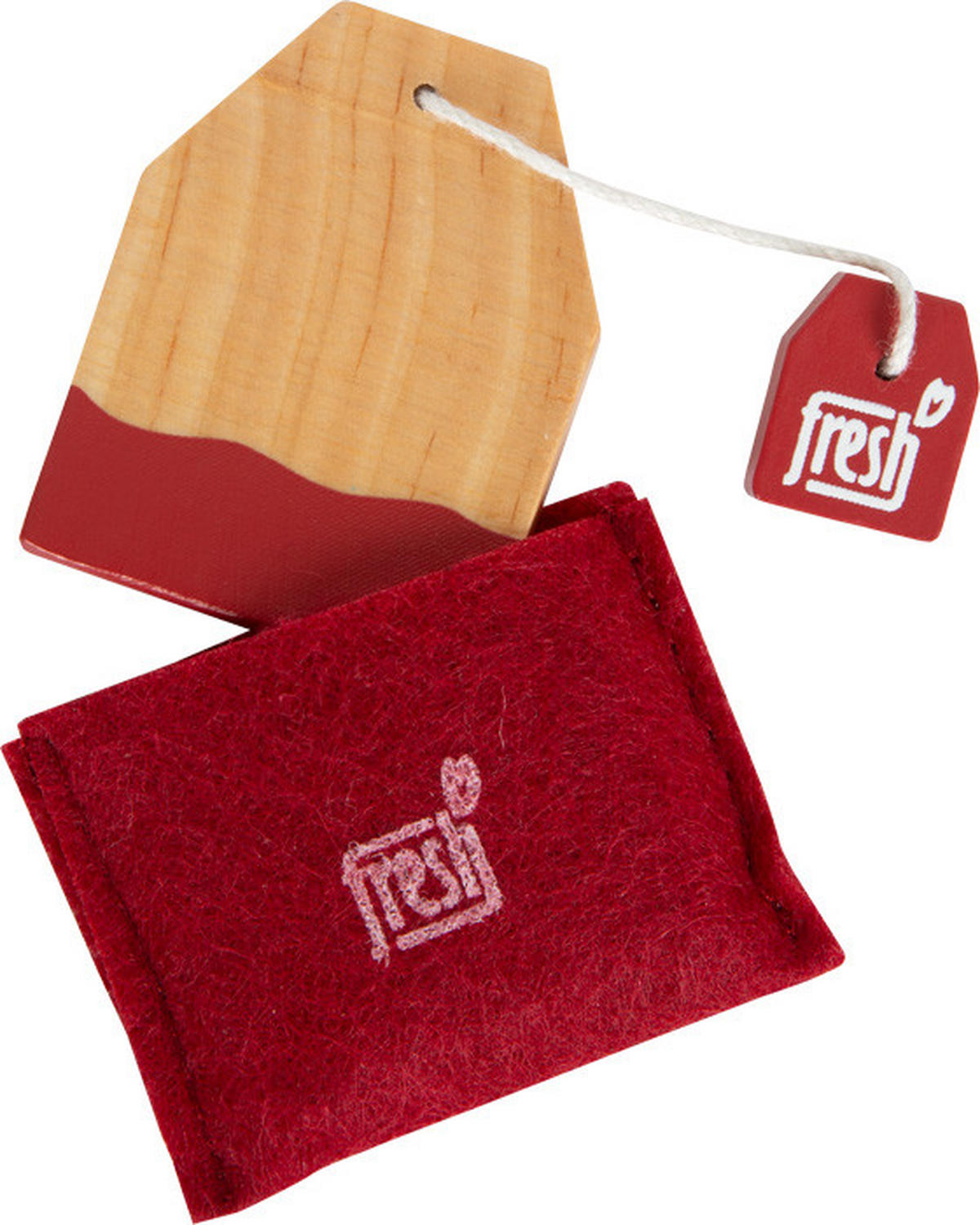 SPIELGESCHIRR  - Multicolor, Basics, Holz/Textil (10/11/8cm) - small foot