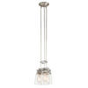 HÄNGLAMPA Elstead Brinley 21.6/25.6 cm  - nickelfärgad, Klassisk, metall/glas (21.6/25.6cm) - Elstead Lighting