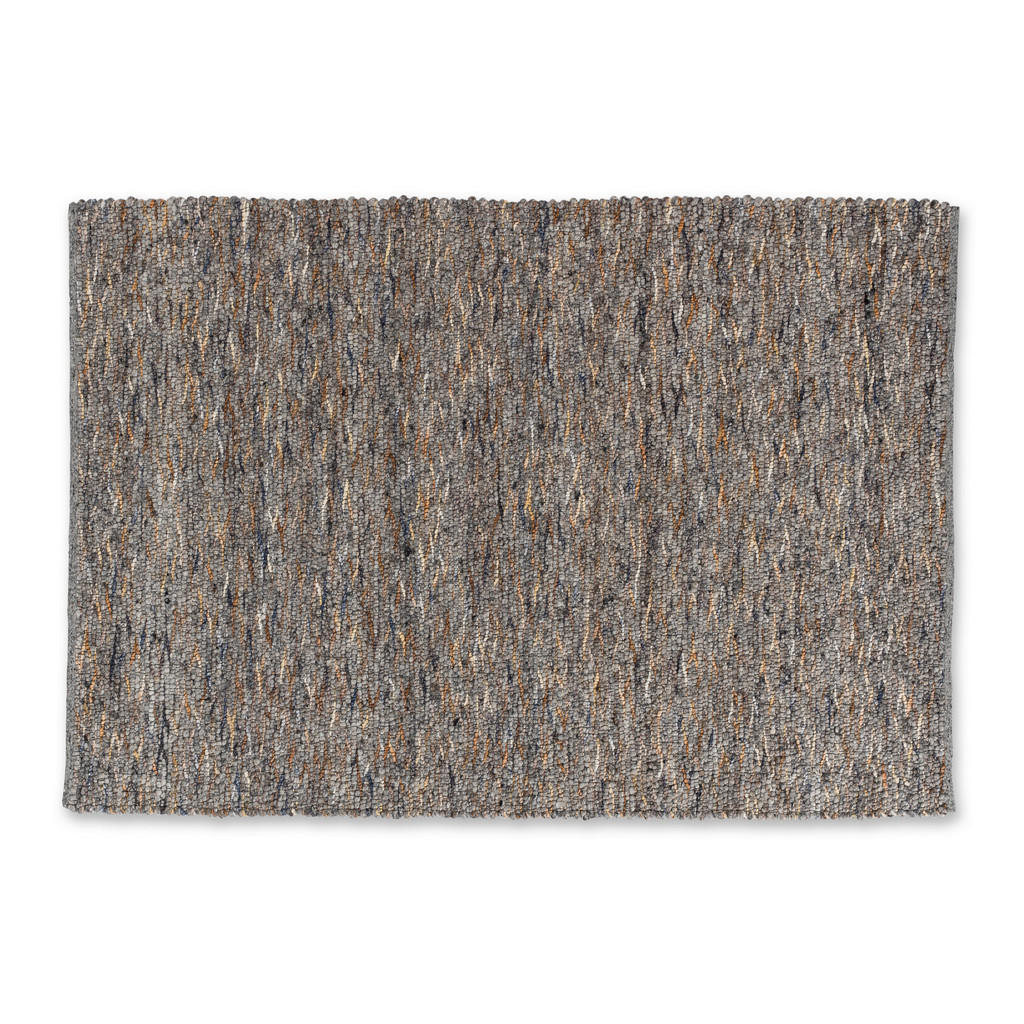 Thumbnail - Schöner Wohnen Handwebteppich Odelia, Grau, Mehrfarbig, Textil, Uni, rechteckig, 170x240 cm, für Fußbodenheizung geeigne...
