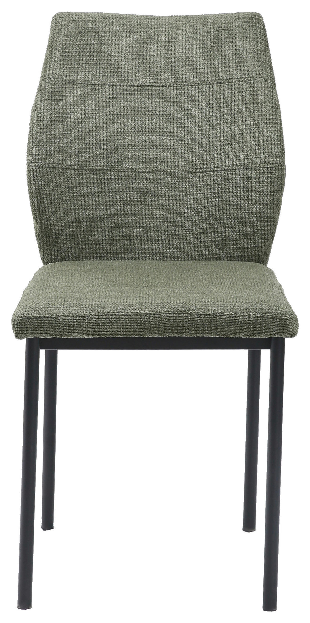 STUHL Samt Grün  - Schwarz/Grün, Design, Textil/Metall (44/88/57cm) - Carryhome