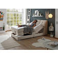 BOXSPRINGBETT 120/200 cm in Creme - Silberfarben/Creme, Design, Kunststoff/Textil (120/200cm) - Esposa