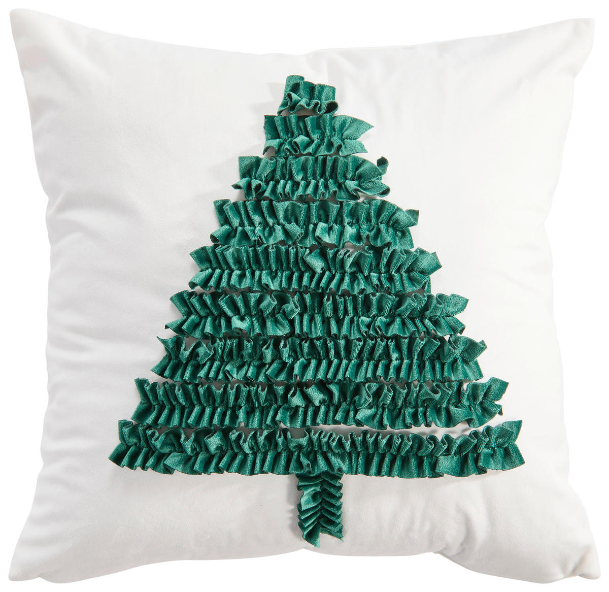 KISSENHÜLLE 45/45 cm  - Weiß, KONVENTIONELL, Textil (45/45cm) - X-Mas