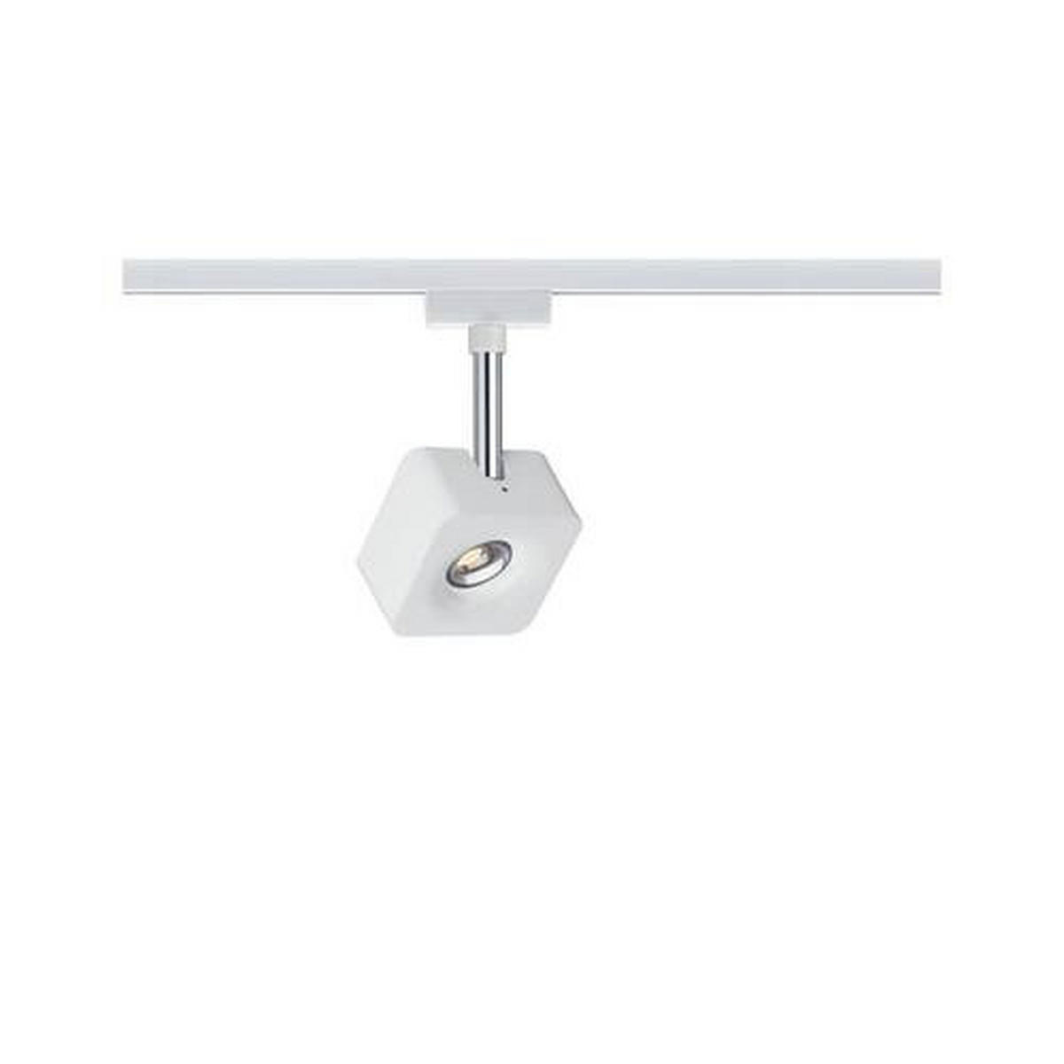 SCHIENENSYSTEM-STRAHLER URail   - Weiß, Basics, Kunststoff/Metall (1,7cm) - Paulmann