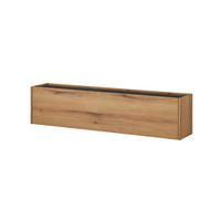 HÄNGEELEMENT Anthrazit, Eichefarben  - Eichefarben/Anthrazit, Design, Holzwerkstoff (150/35/30cm) - Modante