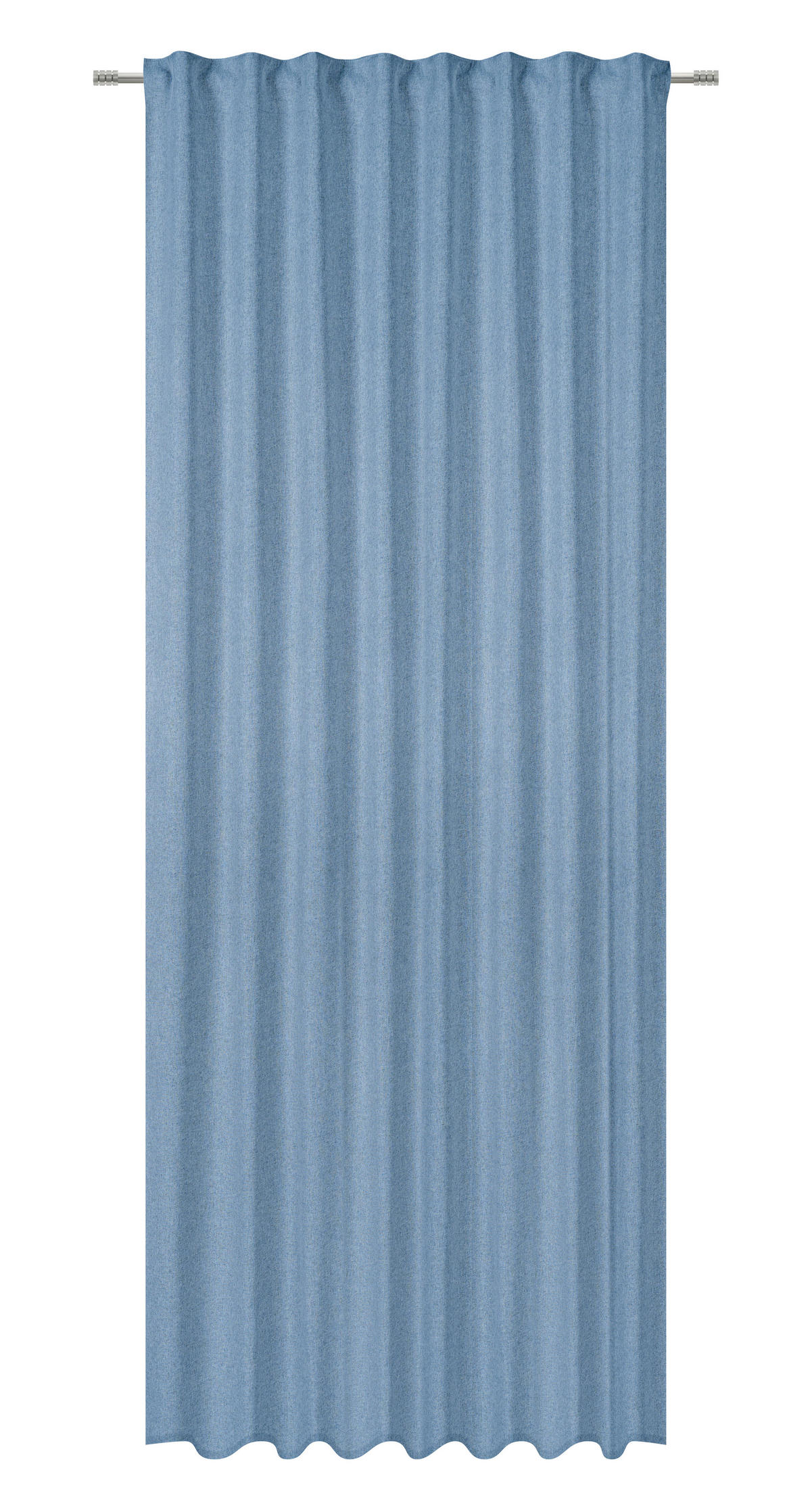 HOTOVÝ ZÁVĚS, zatemnění, 135/300 cm - modrá, Basics, textil (135/300cm) - Esposa