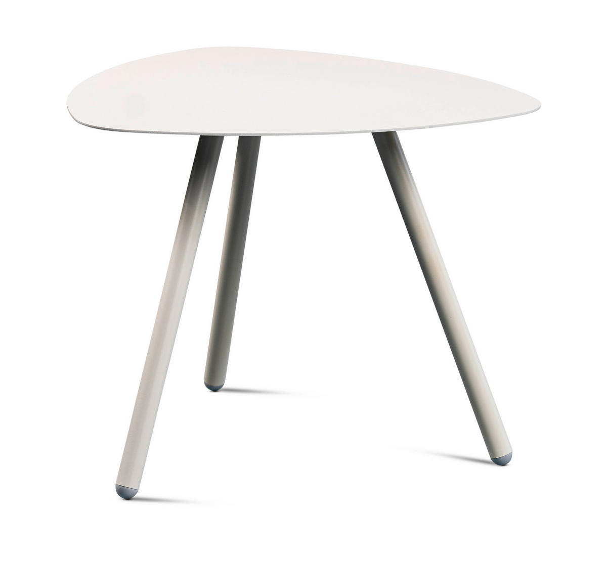 BEISTELLTISCH 50/50/40 cm Grau Freiform  - Grau, Design, Metall (50/50/40cm) - Xora