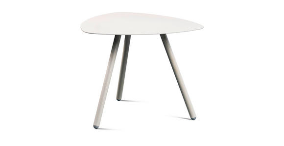 BEISTELLTISCH 50/50/40 cm Grau Freiform  - Grau, Design, Metall (50/50/40cm) - Xora