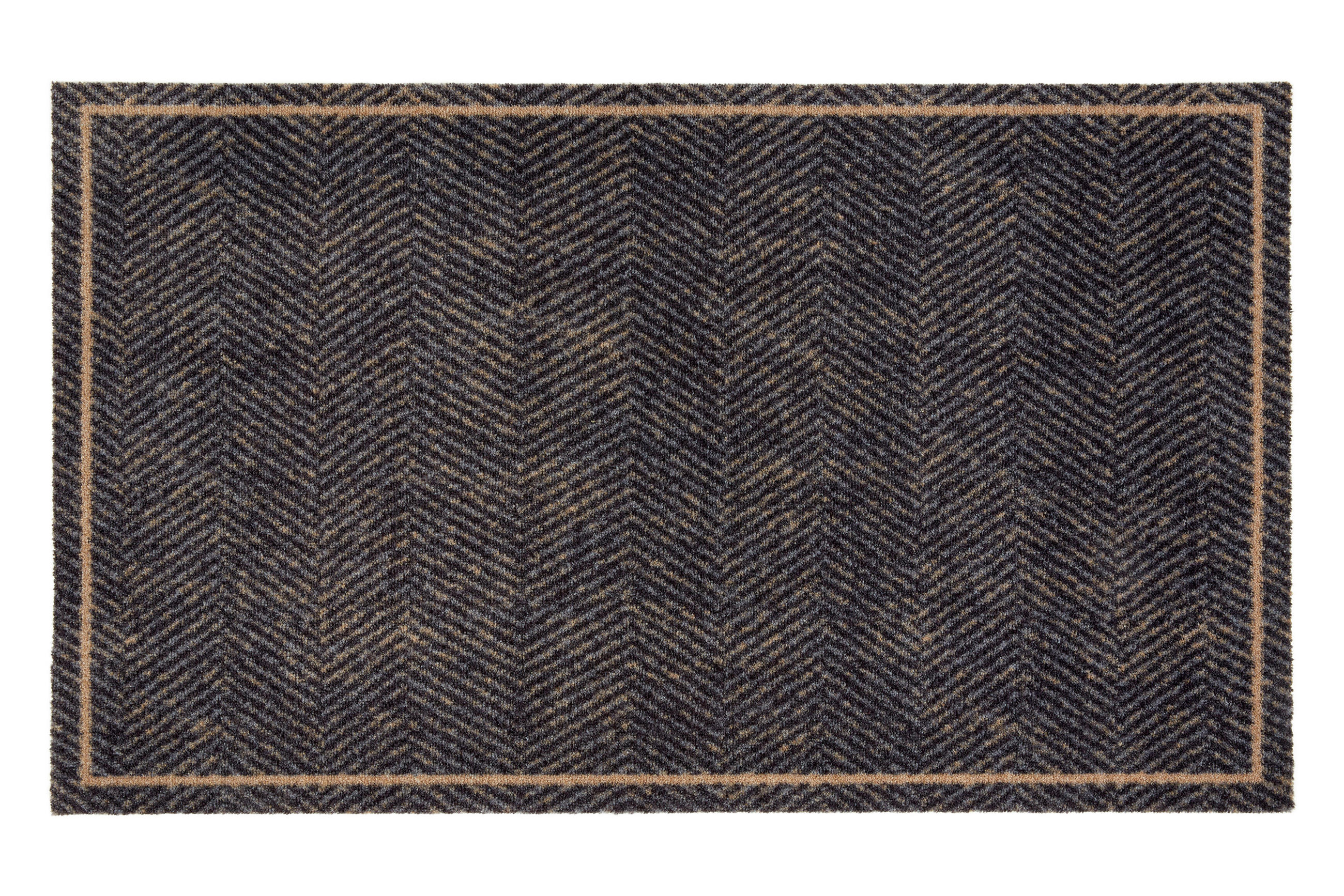 FUßMATTE 66/110 cm  - Beige/Schwarz, Design, Textil (66/110cm) - Esposa