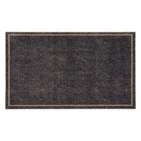 FUßMATTE  66/110 cm  Schwarz, Beige  - Beige/Schwarz, Design, Textil (66/110cm) - Esposa