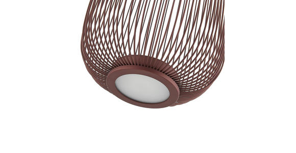 LED-HÄNGELEUCHTE Cage 40/50-150 cm  - Kupferfarben, Design, Kunststoff/Metall (40/50-150cm) - Dieter Knoll