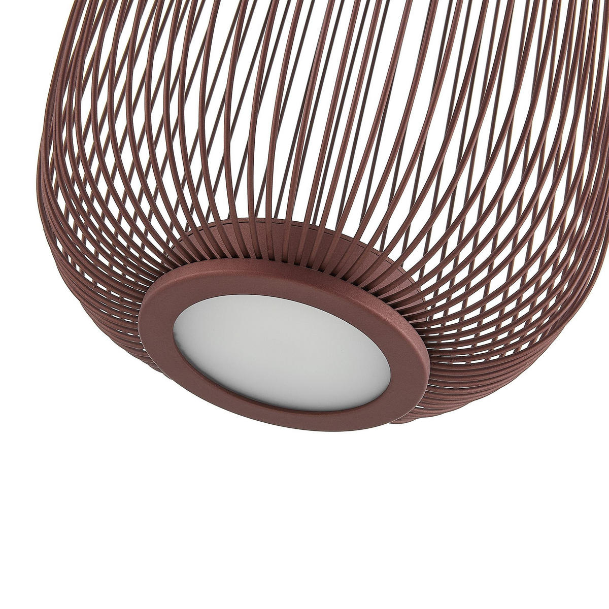 LED-HÄNGELEUCHTE Cage 40/50-150 cm  - Kupferfarben, Design, Kunststoff/Metall (40/50-150cm) - Dieter Knoll