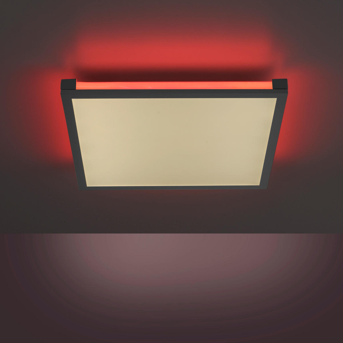 LED-PANEEL 45/45/7,1 cm  - Schwarz, Basics, Kunststoff/Metall (45/45/7,1cm)