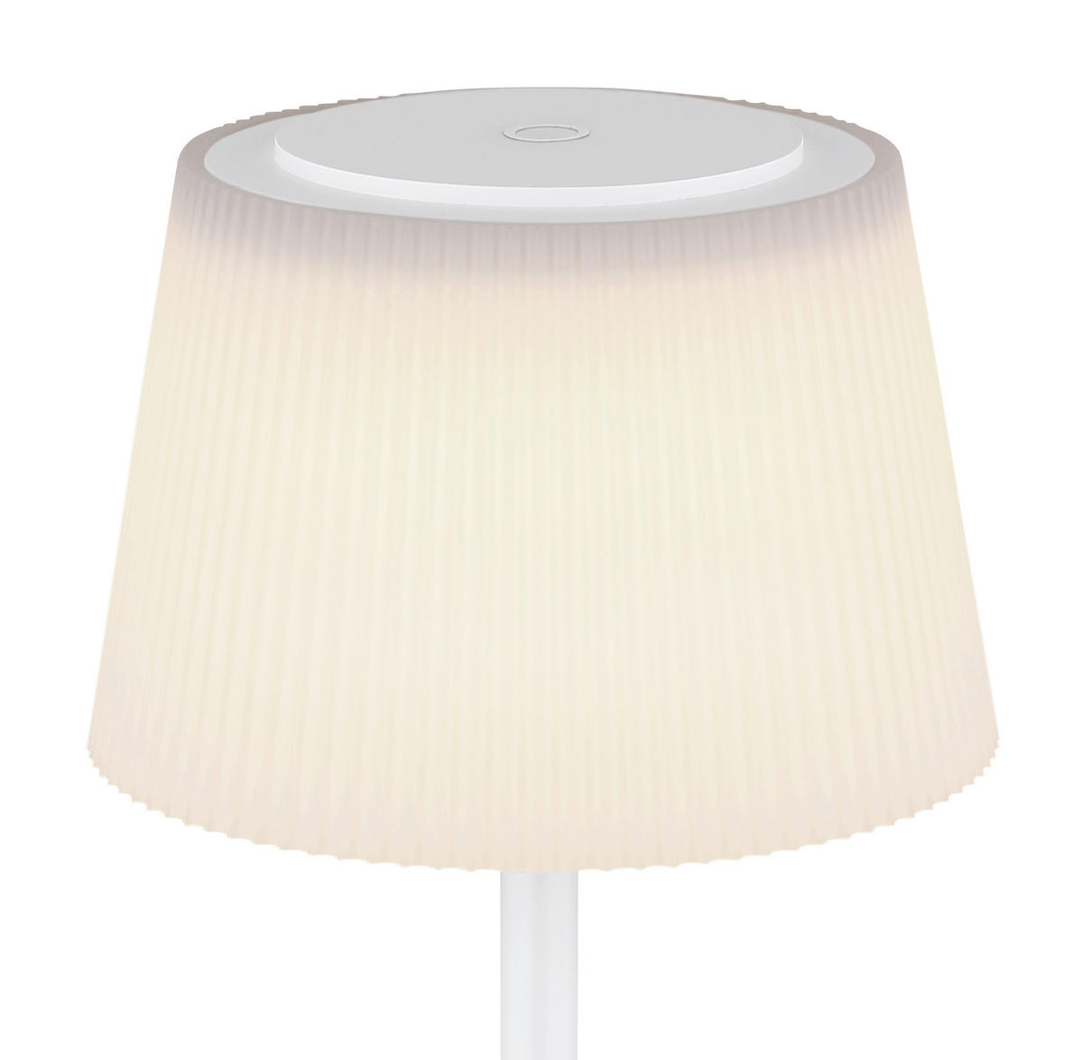 STOLNÍ LAMPA NA BATERIE 13,1/13,1/38 cm - bílá, Konvenční, kov/plast (13,1/13,1/38cm) - Globo