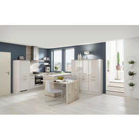 EINBAUKÜCHE 648  - Hellgrau, Design, Holzwerkstoff - Celina
