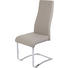 SCHWINGSTUHL Lederlook Creme - Creme/Weiß, Design, Textil/Metall (43/105/61cm) - Carryhome