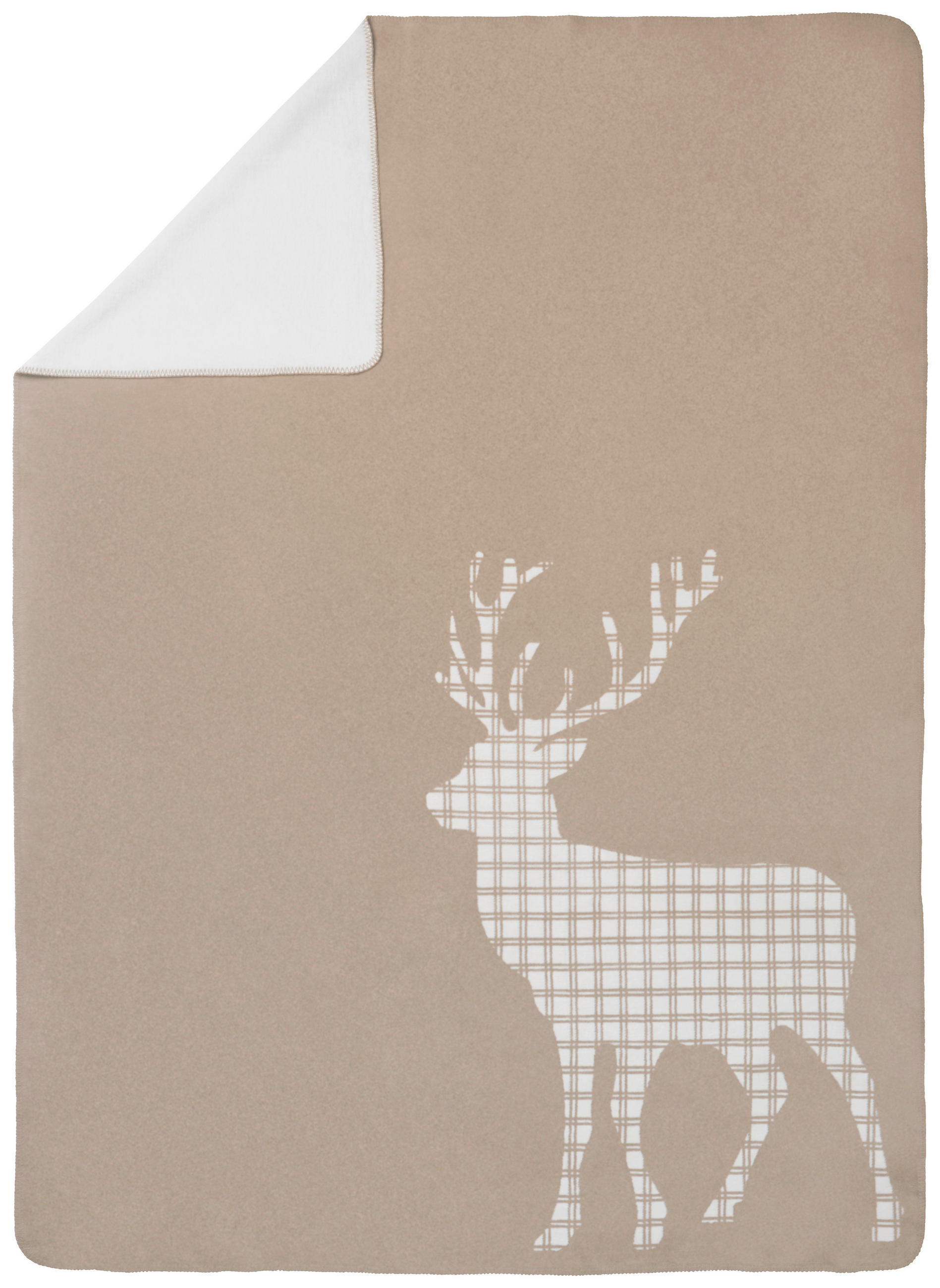 WOHNDECKE 150/200 cm - Taupe, LIFESTYLE, Textil (150/200cm) - Landscape