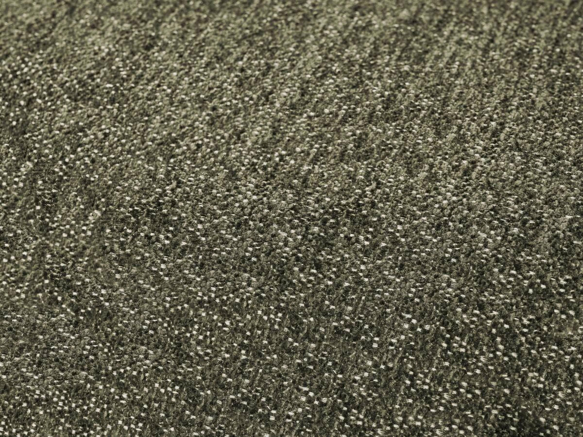 ECKSOFA Ottomane rechts  EVEREST Grün Flachgewebe  - Schwarz/Grün, MODERN, Kunststoff/Textil (352/210cm) - Livetastic