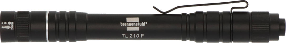 TASCHENLAMPE - Schwarz, Basics, Metall (14,4/1,6/2,2cm) - Brennenstuhl