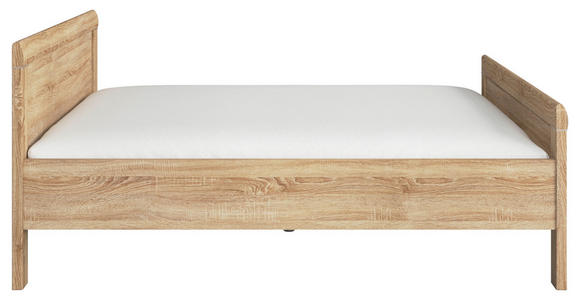 BETT 180/200 cm  in Sonoma Eiche  - Sonoma Eiche, Design, Holzwerkstoff (180/200cm) - Novel