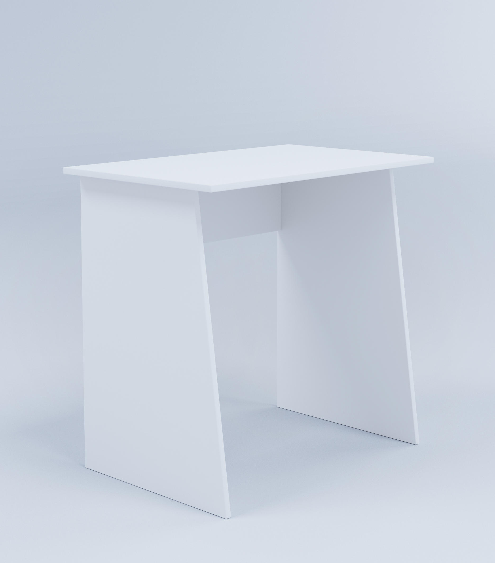 SCHREIBTISCH 80/50/74 cm  in Weiss  - Weiss, Basics, Holzwerkstoff (80/50/74cm) - MID.YOU