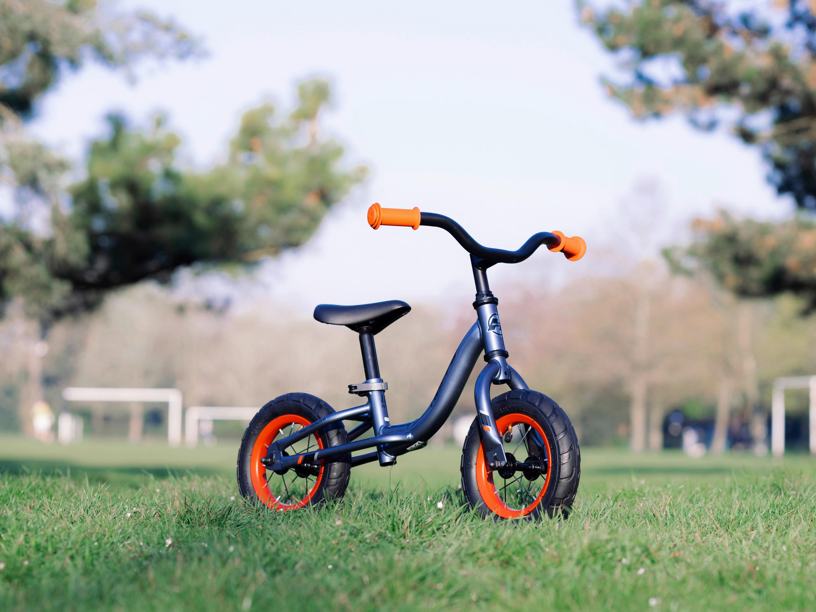 KINDERFAHRRAD 10 Zoll  - Grau, Basics, Metall (47/55/75cm)