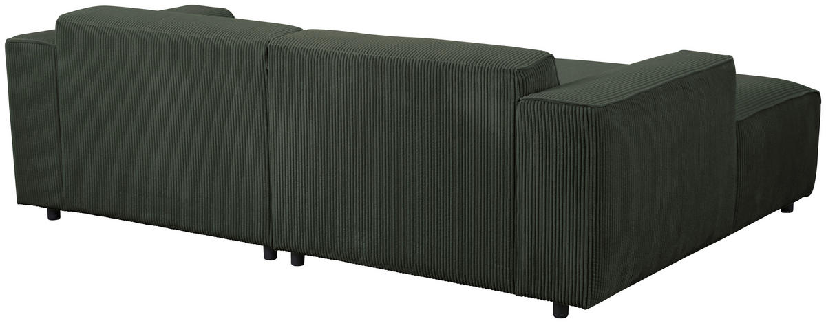 HÖRNSOFFA i manchester skogsgrön  - skogsgrön/svart, Design, textil/plast (161/234cm) - Livetastic