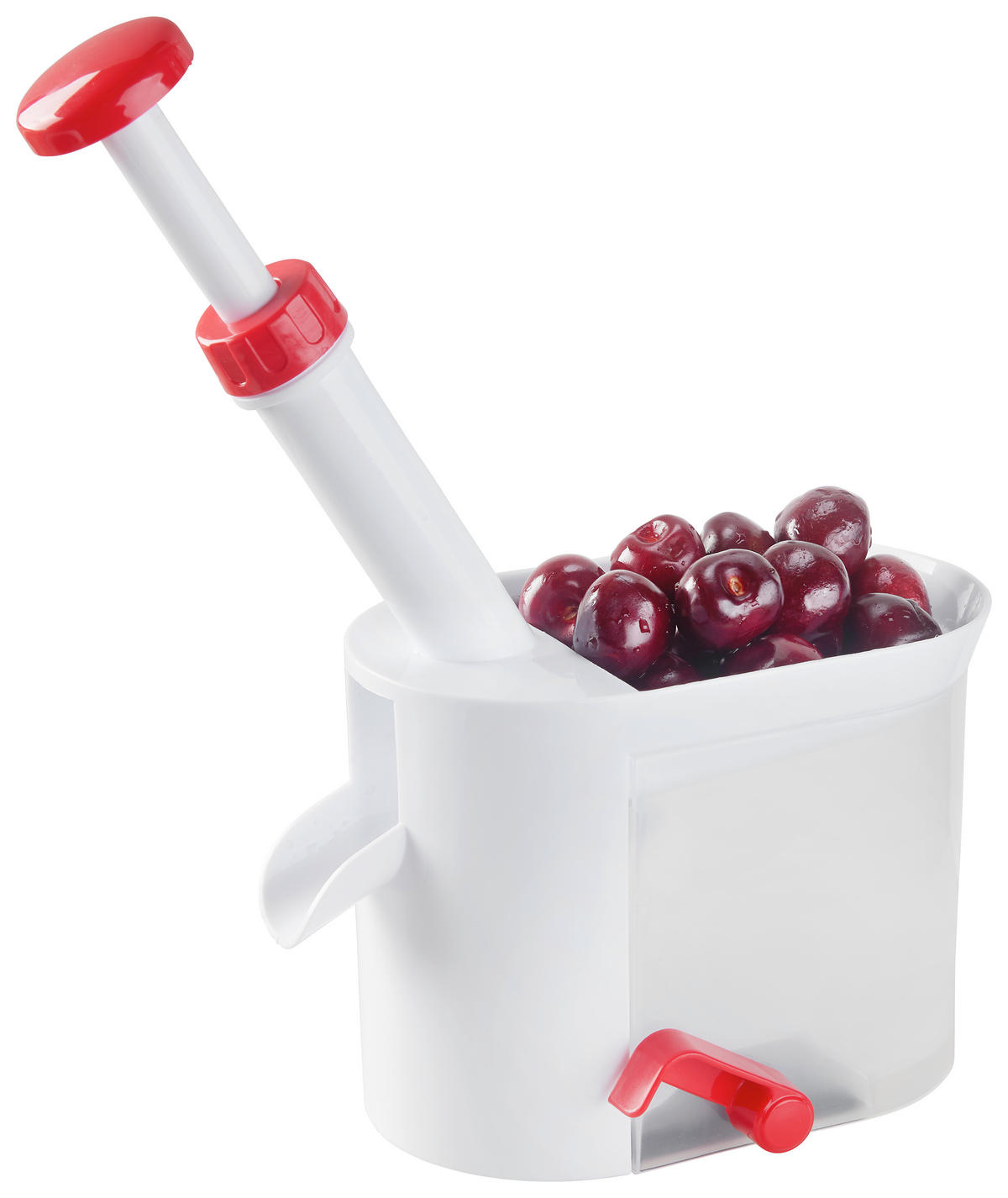 POMAGALO ZA OTKOŠTAVANJE VOĆA - siva/bela, Osnovno, metal/plastika (16/10/28cm) - Homeware Profession.