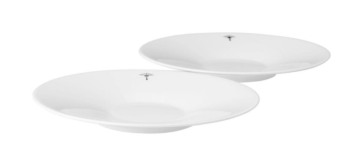 UNTERTASSENSET - Weiß, Design, Keramik (15,5cm) - Joop!