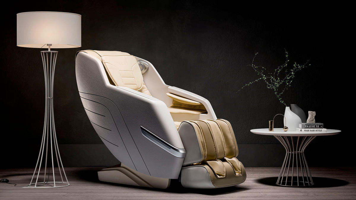MASSAGESESSEL in Beige  - Beige, Basics, Kunststoff/Textil (77/114/169cm) - iRest