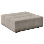 HOCKER Feincord Sandfarben  - Sandfarben/Schwarz, Design, Kunststoff/Textil (107/39/107cm) - Hom`in