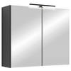 SPIEGELSCHRANK 70/60/20 cm  - Anthrazit, MODERN, Glas/Holzwerkstoff (70/60/20cm) - MID.YOU