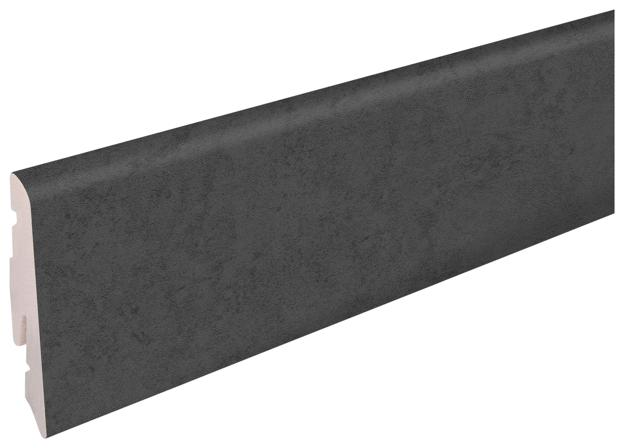 SOKLOVÁ LIŠTA  (za kus) antracitová - antracitová, Basics, plast (240/5,8/1,2cm)