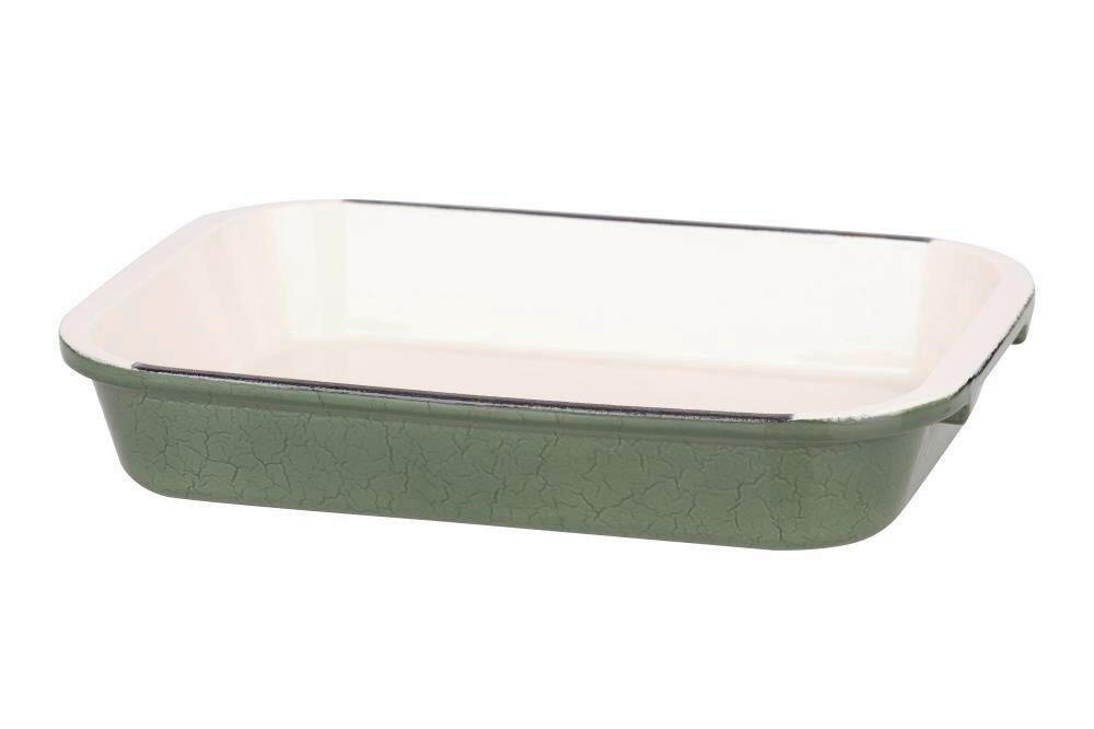 PEKAČ Castard  - zelena, Basics, metal (35.5/23cm)