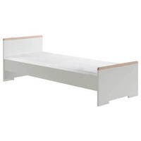 BETT 90/200 cm  in Weiß  - Weiß, MODERN (90/200cm) - MID.YOU