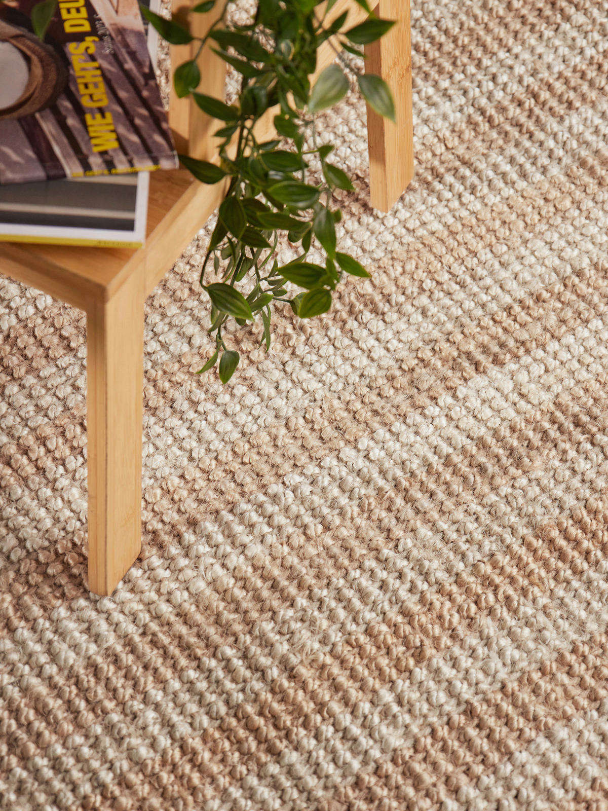 JUTETEPPICH 160/230 cm Harvest Creme, Goldfarben  - Goldfarben/Creme, Design, Textil (160/230cm) - Elle Decoration