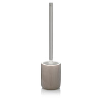WC-BÜRSTENGARNITUR in Metall  Kunststoff   - Grau, Basics, Keramik/Kunststoff (10/45cm) - Kela