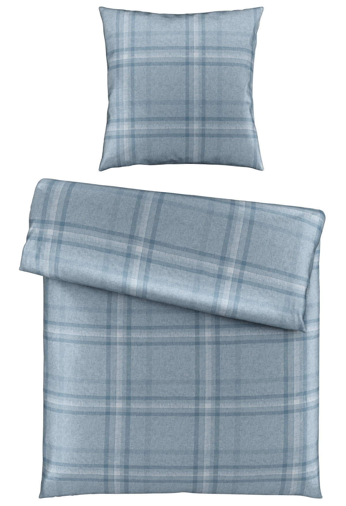 POVLEČENÍ, satén, modrá, 135/200 cm - modrá, Konvenční, textil (135/200cm) - Novel